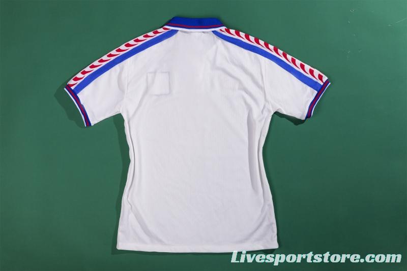 Retro 1996 Czech Republic  Away Soccer Jersey