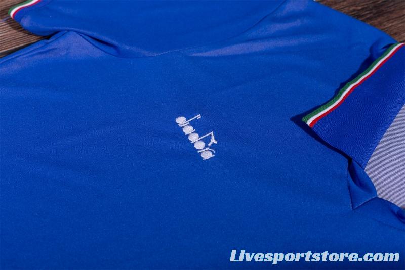 Retro 1990 Italy Home Soccer Jersey