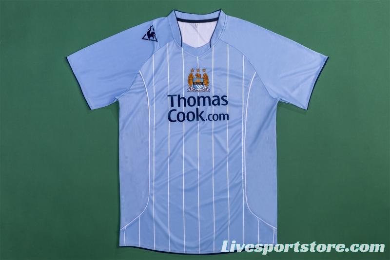 Retro 07/08 Manchester City Home Soccer Jersey