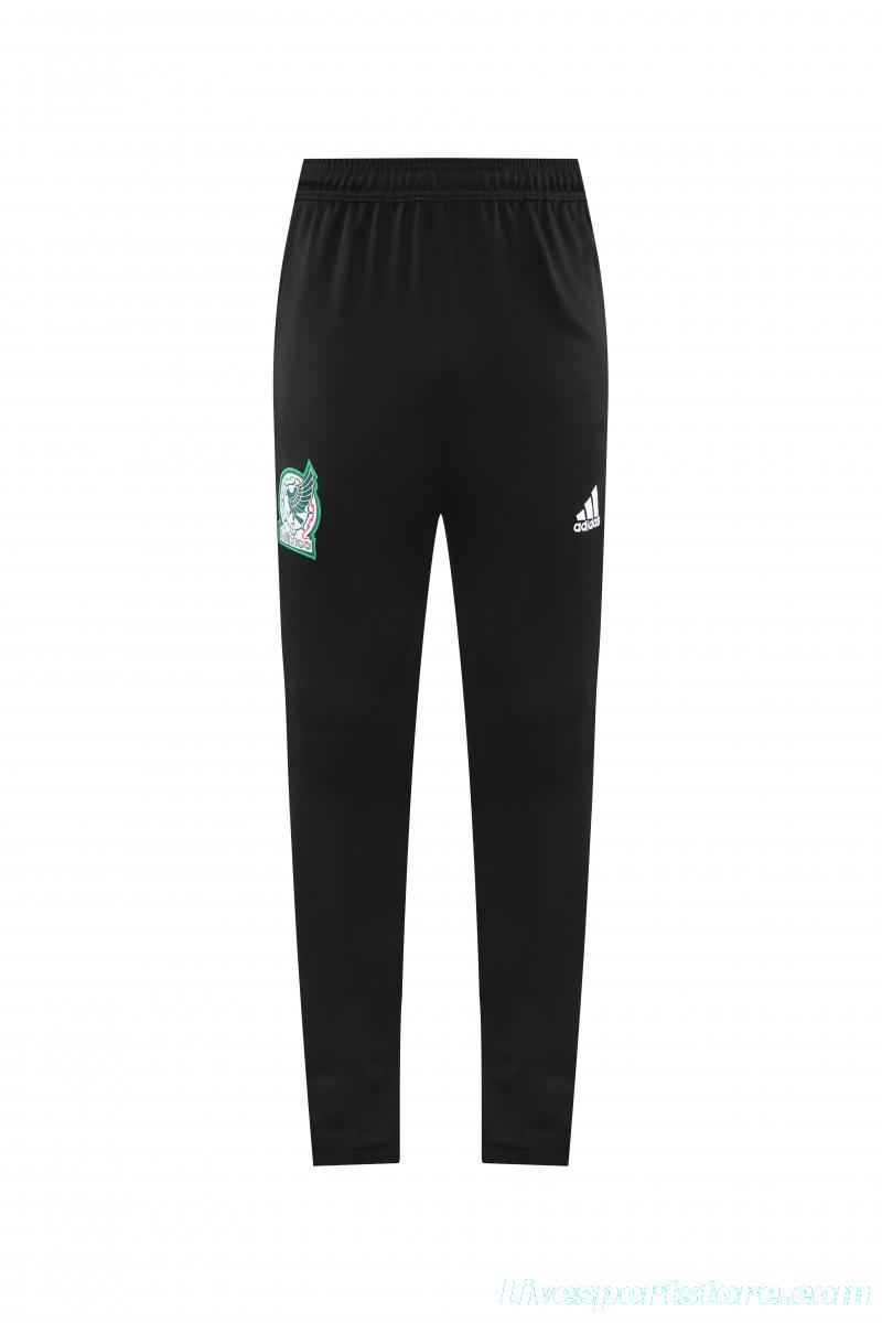 2022 Mexico Dark Green Full Zipper Tracksuit