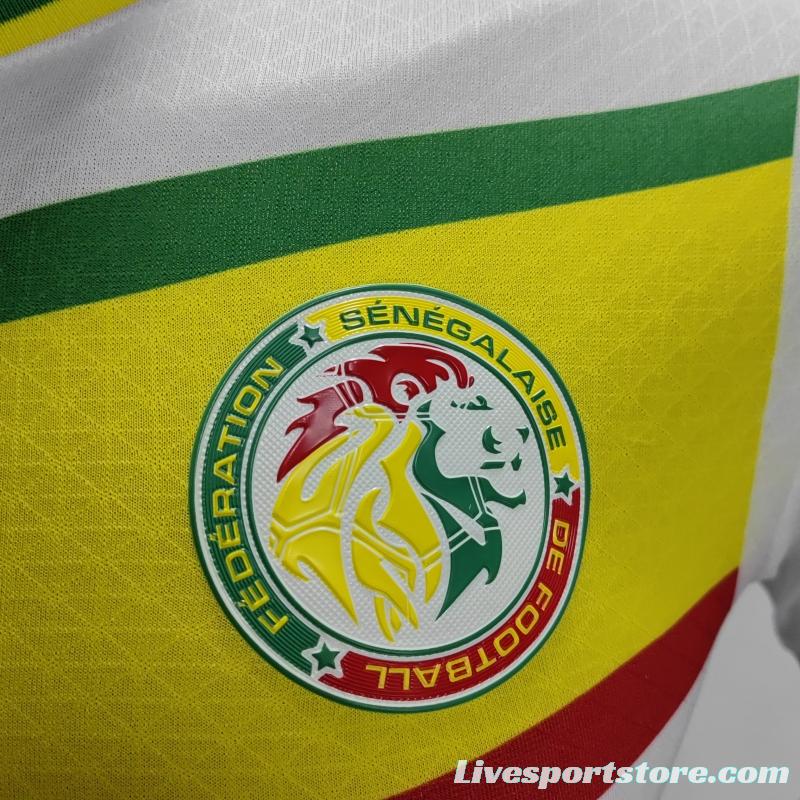 Player Version 2022 Senegal Home Soccer Jersey