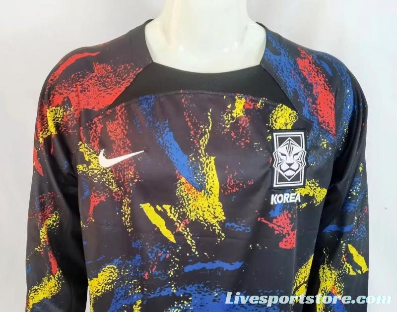 2022 Korea Away Long SLeeve Jersey