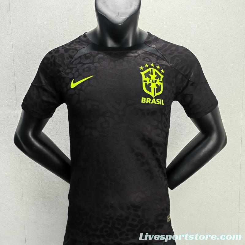 Player Version 2022 Brazil Black Training Jersey