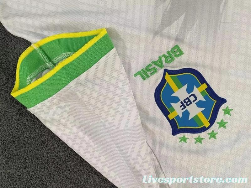 2022 Brazil White Training Jersey