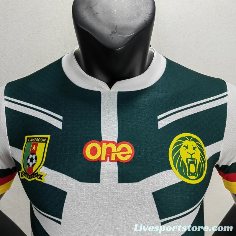 Player Version 2022 Cameroon Third White Jersey