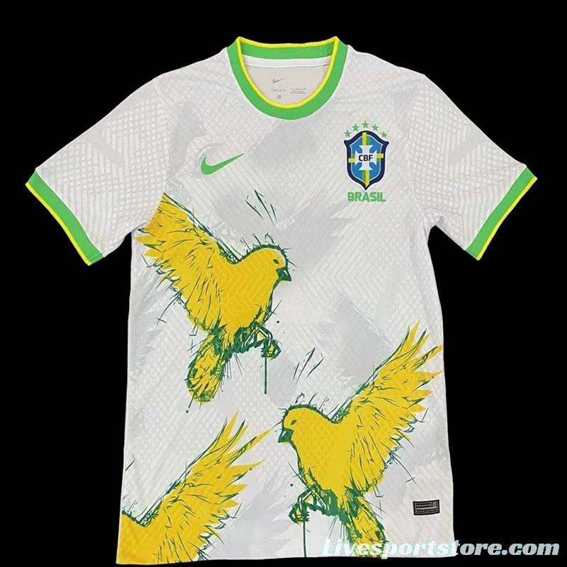 2022 Brazil White Training Jersey