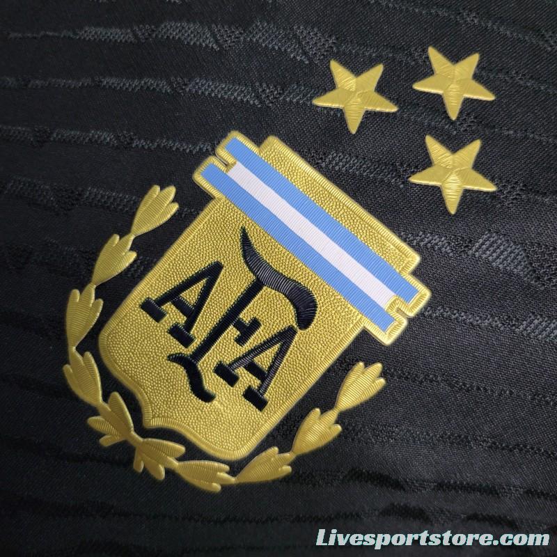 Player Version 23-24 Argentina Black Training Jersey