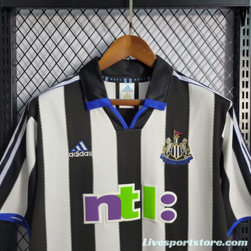 Retro 2000-01 Newcastle Home Soccer Jersey