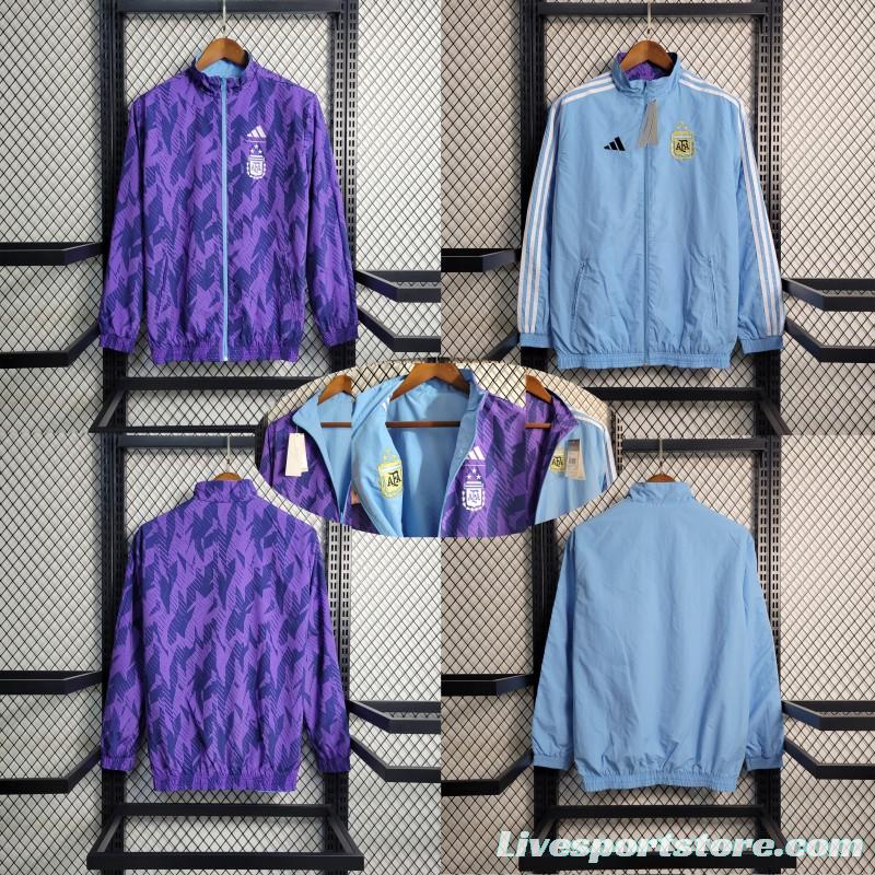 3-star 2023 Argentina Reversible Windbreaker