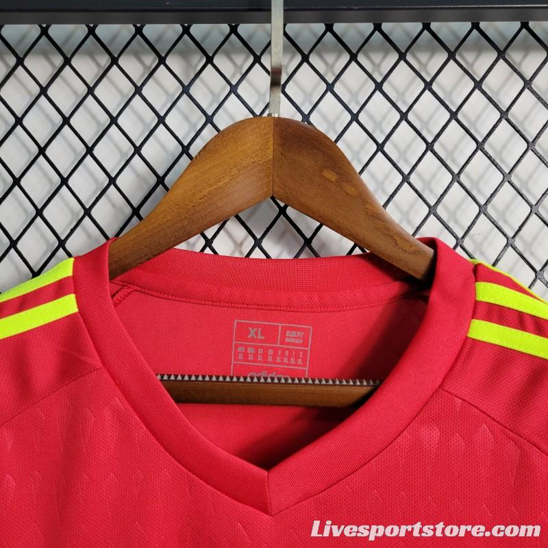 3 Star 2023  Argentina Red Goalkeeper Jersey