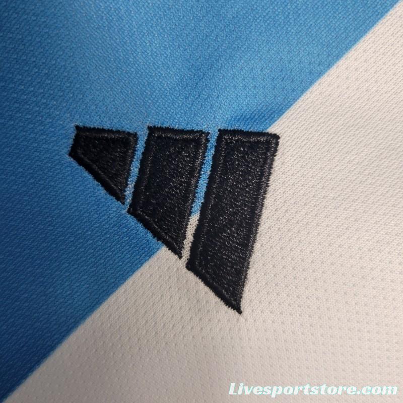 3-Stars 2023 Kids Argentina Home Jersey