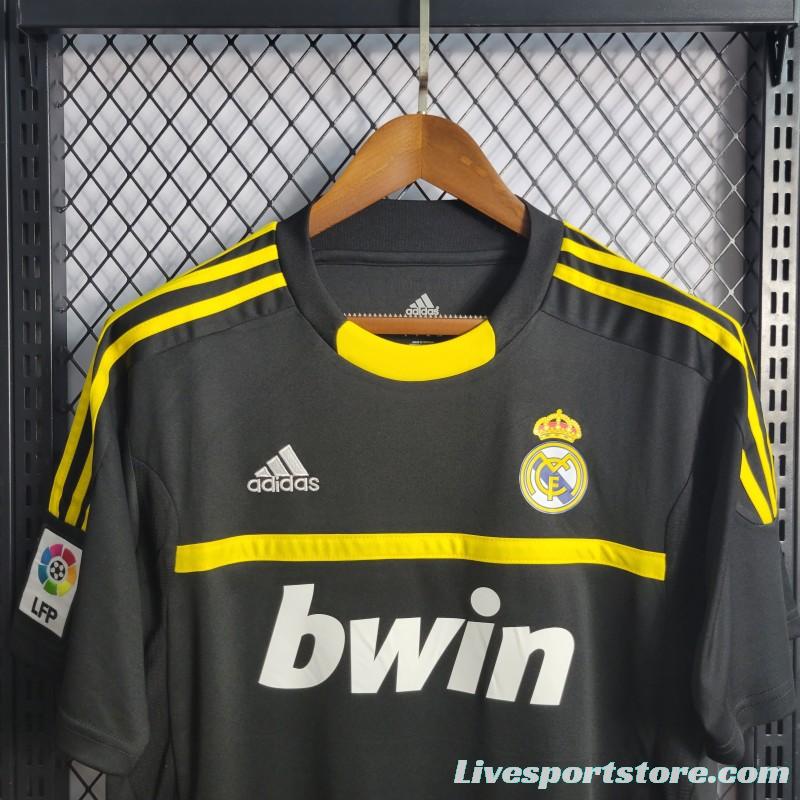 Retro 2011/12 Real Madrid Black Goalkeeper Jersey