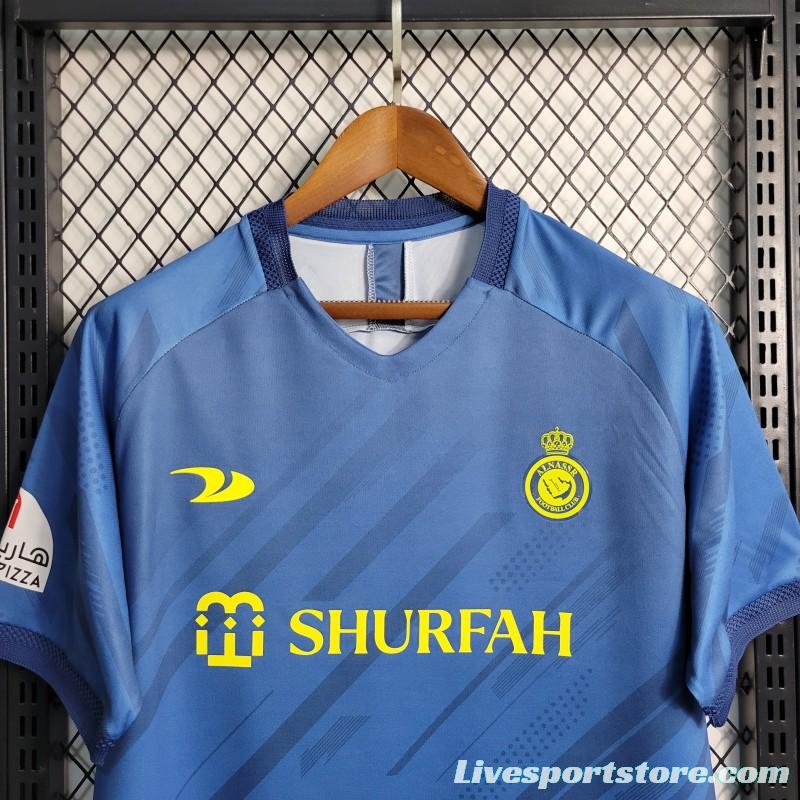 22-23 Al-Nassr FC Blue Away Jersey