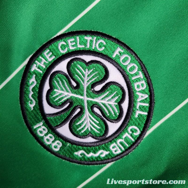 Retro 1984/86 Celtics 2 Away Game Soccer Jersey