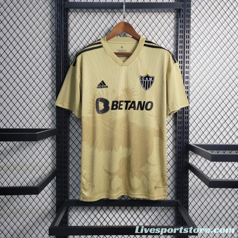 22-23 Atletico Mineiro Third Yellow Jersey