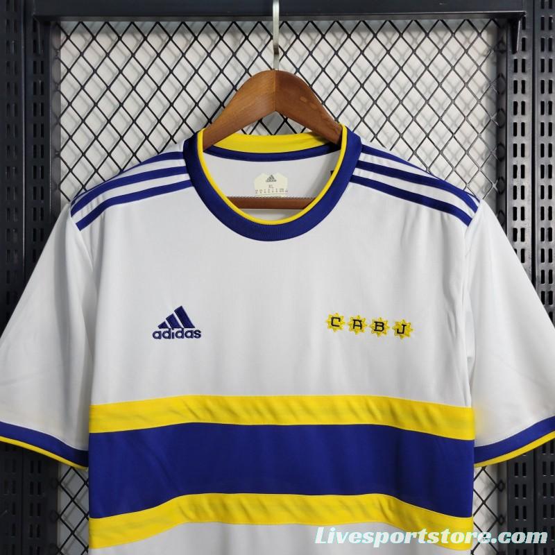 22-23 Boca Juniors Away White Jersey