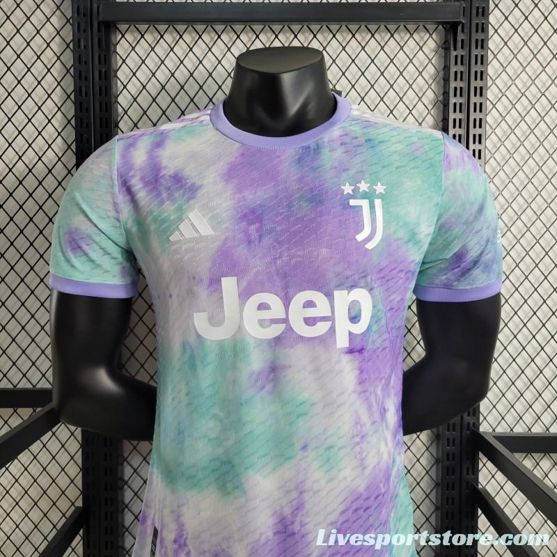 Player Version 23-24 Juventus Special White Purple Jersey