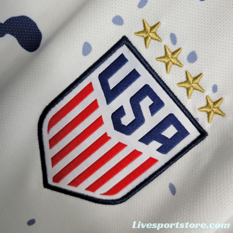 2023 USA White Training Jersey