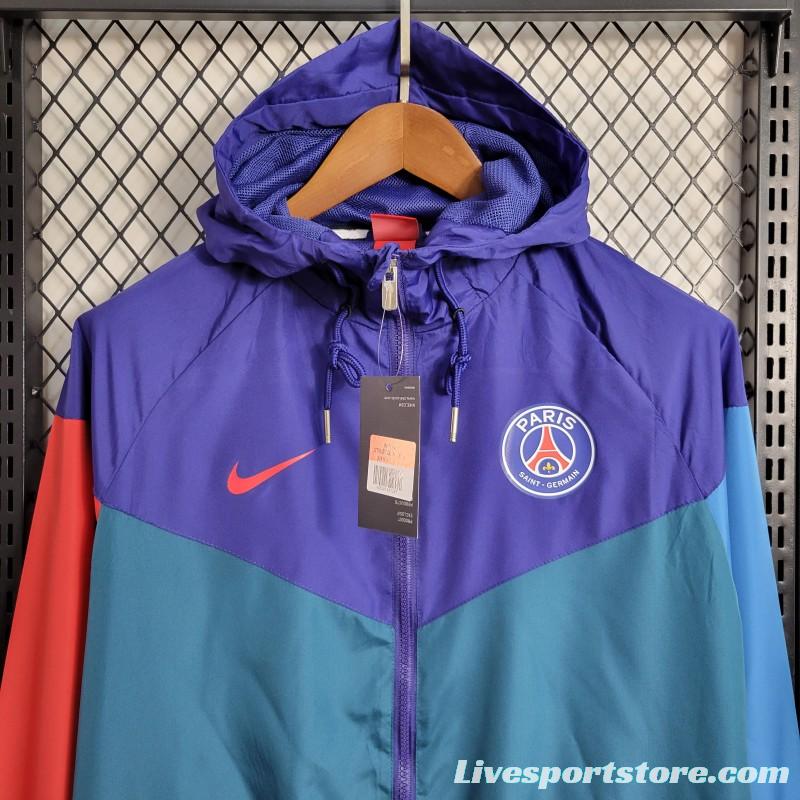 2223 PSG Blue Navy Windbreaker