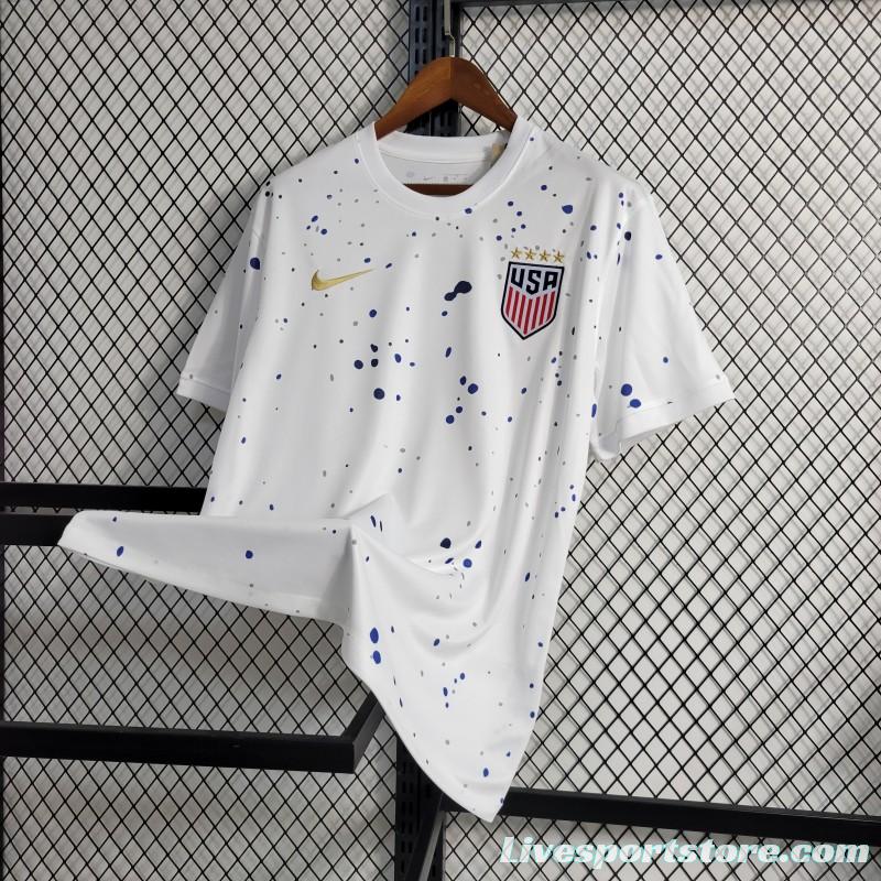 2023 USA White Training Jersey