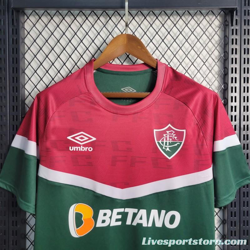 23-24 Fluminense Celestial Training Jersey Green+Red