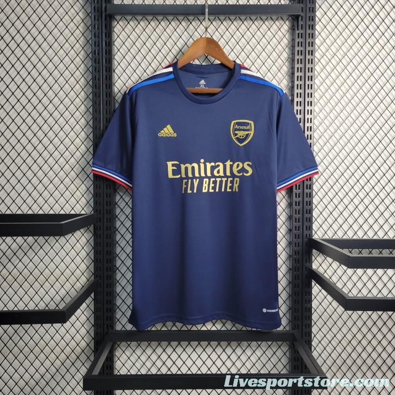 23-24 Arsenal Concept Navy Jersey