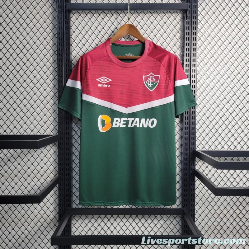 23-24 Fluminense Celestial Training Jersey Green+Red