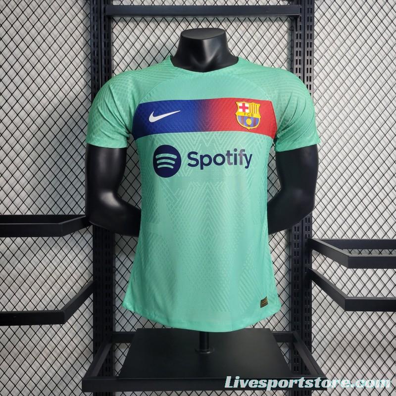 Player Version 23-24 Barcelona Green Special Jersey