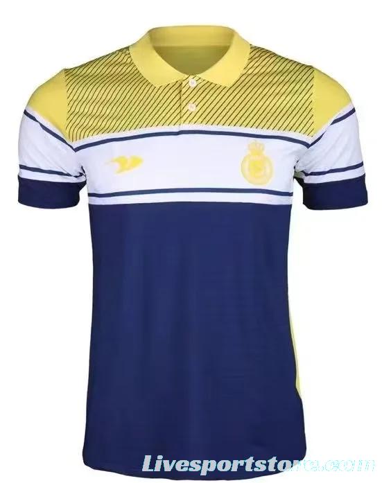 22-23 Al-Nassr Blue Yellow Polo Shirts