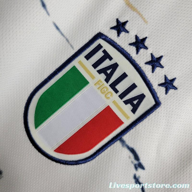 2023 Italy Away White Jersey