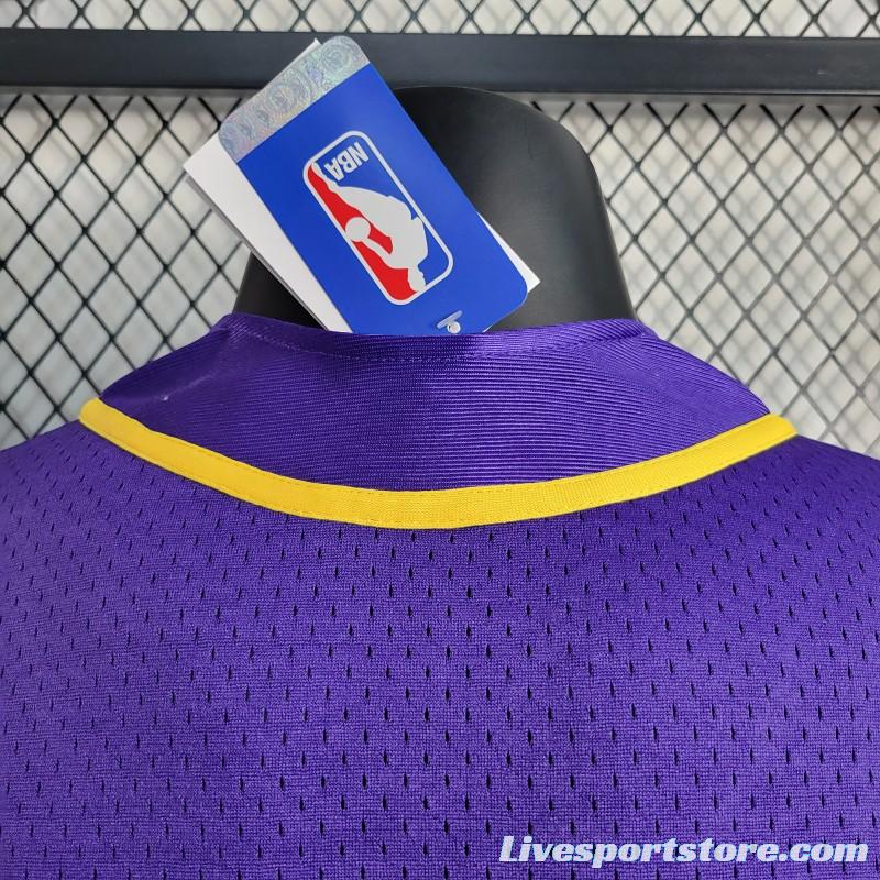 2023 NBA Lakers STATEMENT BASEBALL Purple Jersey