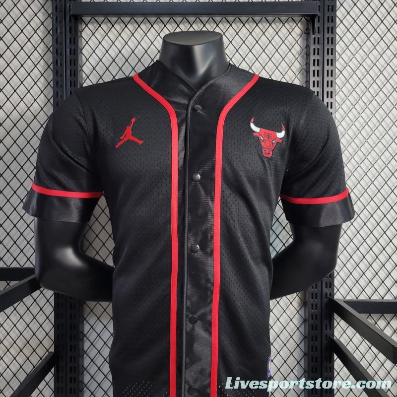 NBA Bull Stadium Black Jersey