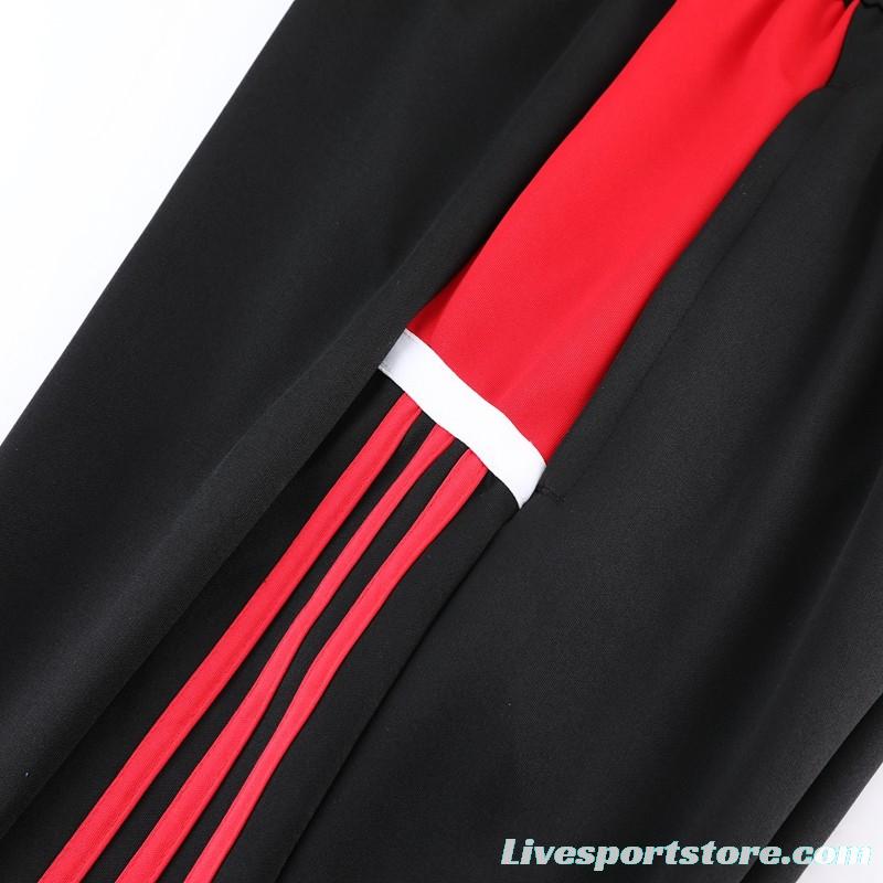 2023 Adidas Red Black Full Zipper Jacket +Pants