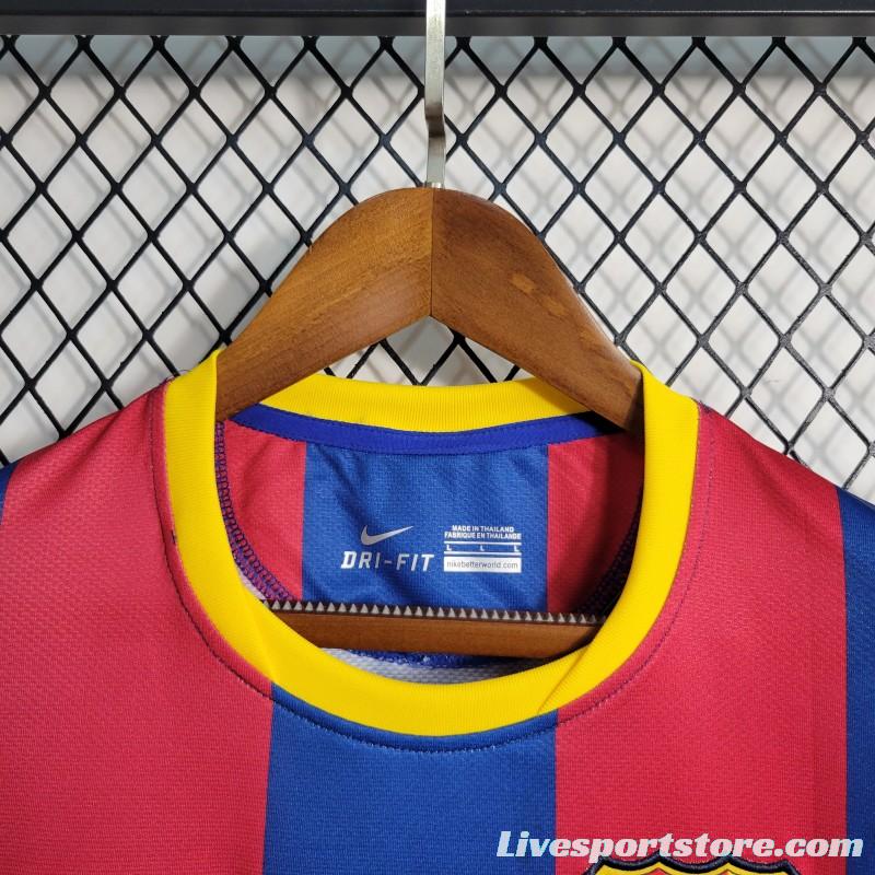 Retro 10/11 Barcelona Home Jersey