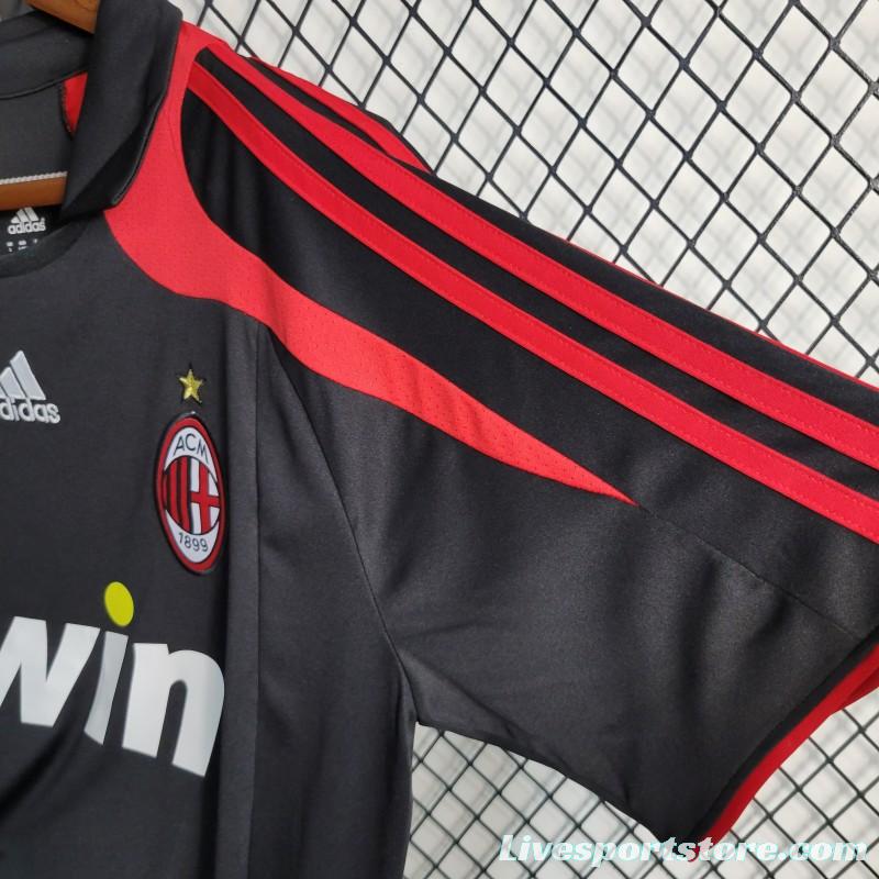 Retro 2007/08 AC Milan Third Black Jersey