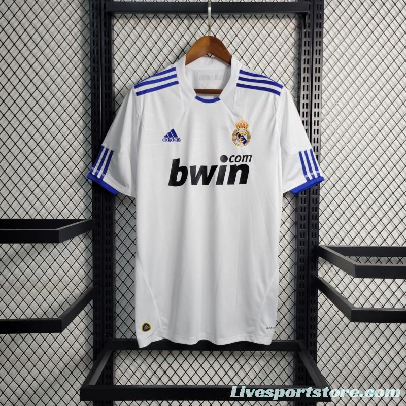 Retro 10-11 Real Madrid Home Jersey