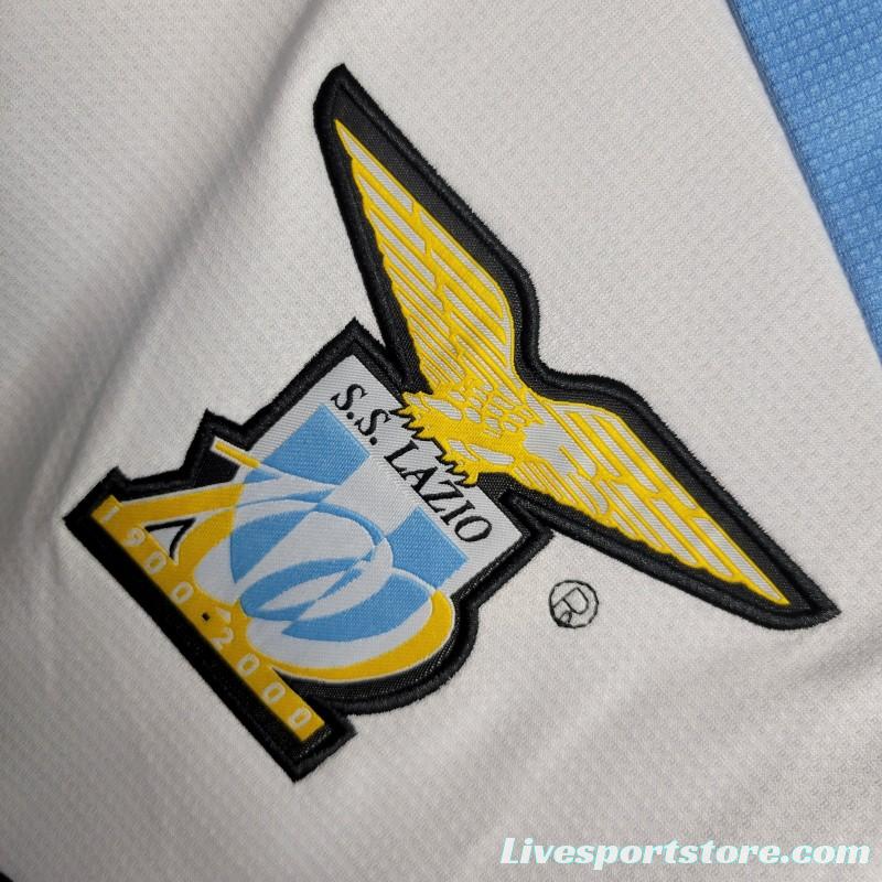 Retro 1998-00 Lazio Third White Jersey