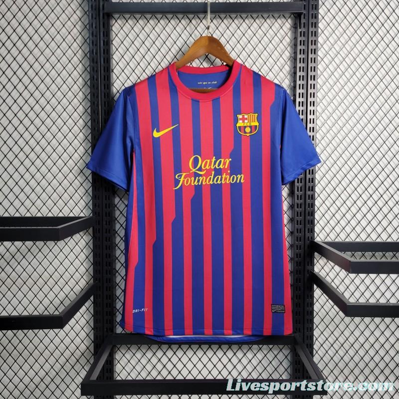 Retro 11-12 Barcelona Home Soccer Jersey