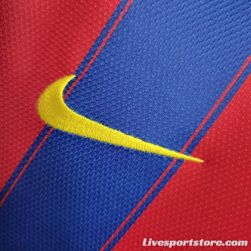 Retro 09-10 Barcelona Home Soccer Jersey