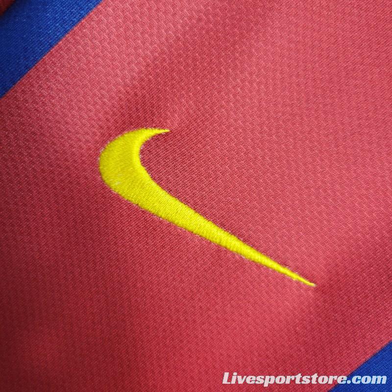 Retro 07-08 Barcelona Home Soccer Jersey