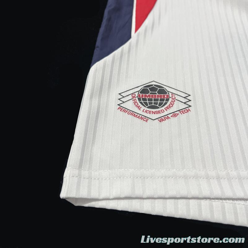 Retro 1998 England Home Soccer Jersey