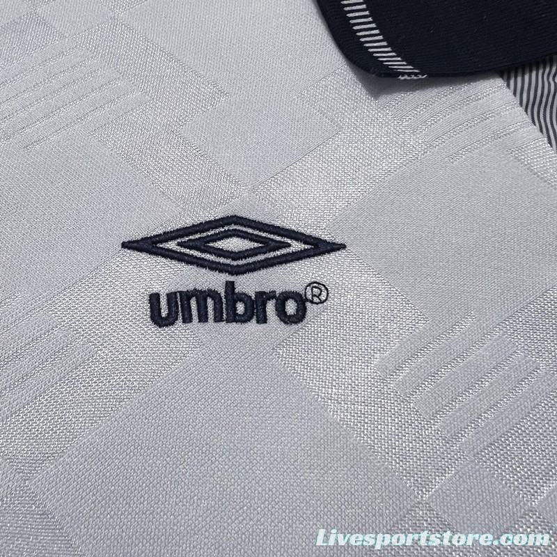 Retro 1990 England Home Soccer Jersey