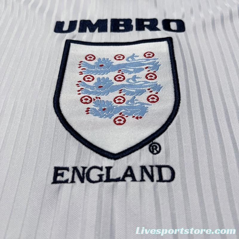 Retro 1998 England Home Soccer Jersey