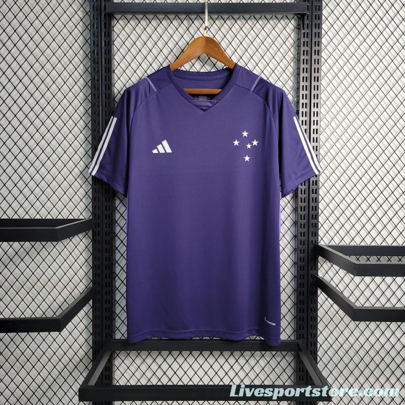 23-24 Cruzeiro Purple Training Jersey