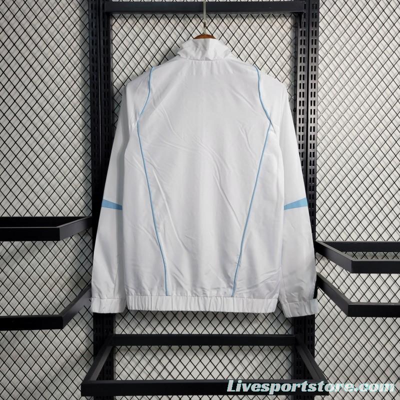 23-24 Sao Paulo White Windbreaker