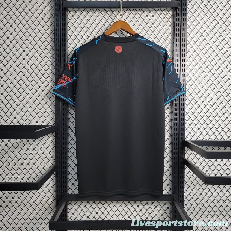 23-24 Manchester City Training Black Jersey