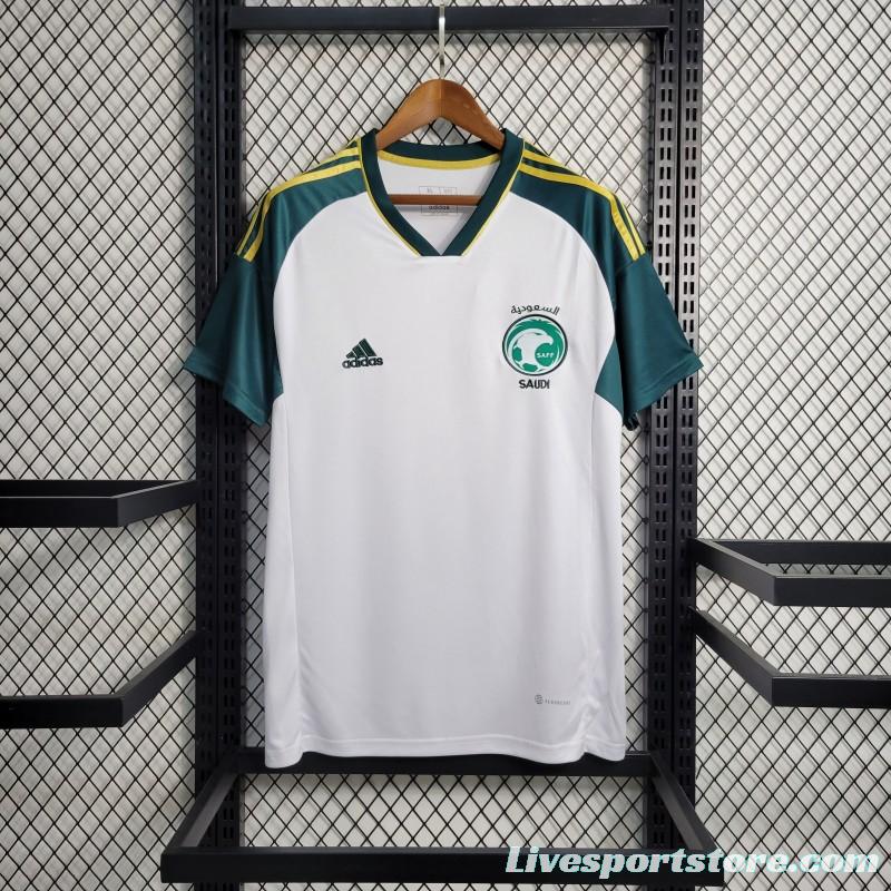 23-24 Saudi Arabia Away White Jersey