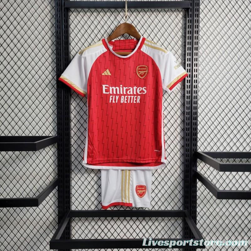 23-24 Kids Arsenal Home Jersey