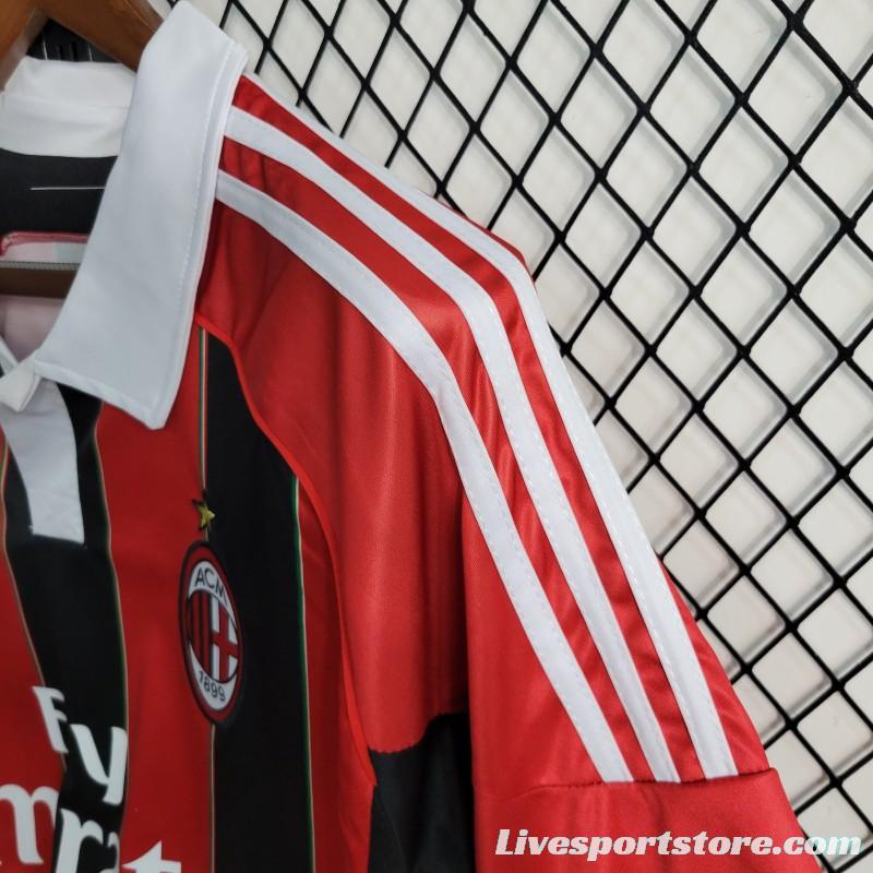 Retro 12-13 AC Milan Home Soccer Jersey