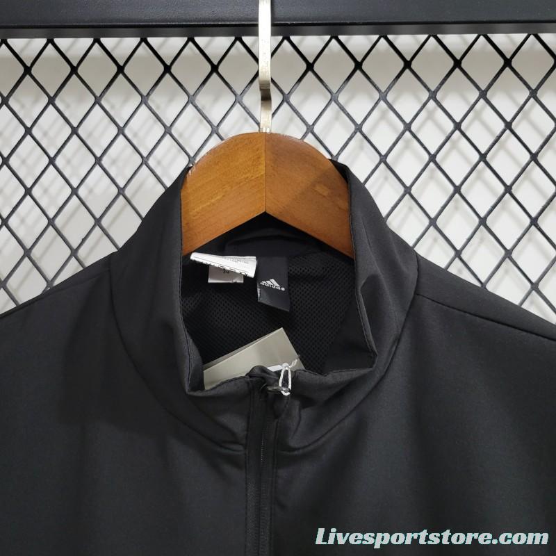 2023 Adidas Black Windbreaker